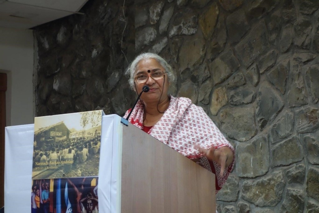 The public lecture by Medha Patkar, the Right Livelihood Laurate. Photo by Prof. Eric Clark, LUCSUS 