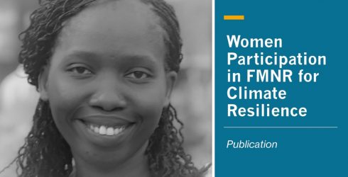 RLC Bonn: PhD student Irene Ojuok published chapter on women’s participation in FMNR