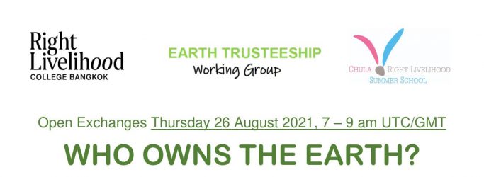 RLC Bangkok: Earth Trusteeship Working Group holds public session with RLA Laureates